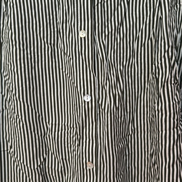 Jane + Delancey NWT Women's Long Sleeve Small Green and White Button Up - Picture 10 of 13